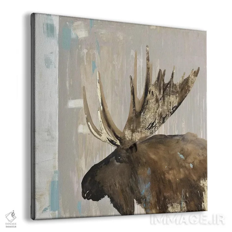 تابلو دم گوزن شمالی I اثر ایمی ویلسون - نمای پرسپکتیو محصول