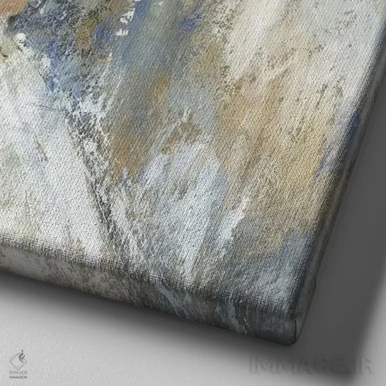 تابلو ساقدوش اثر ایمی ویلسون - نمای نزدیک بافت بوم