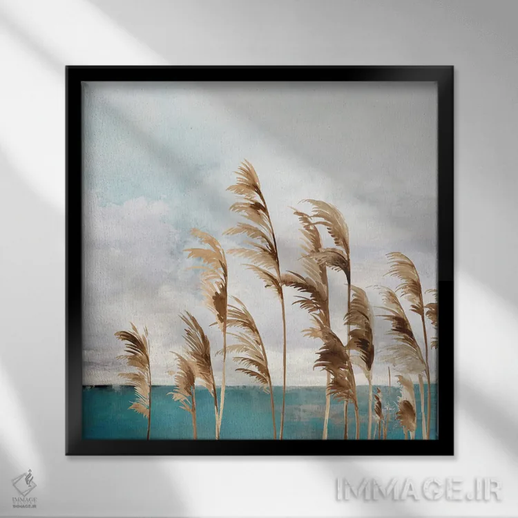 تابلو نسیم تابستانی II اثر ایمی ویلسون - نمای قابدار مشکی