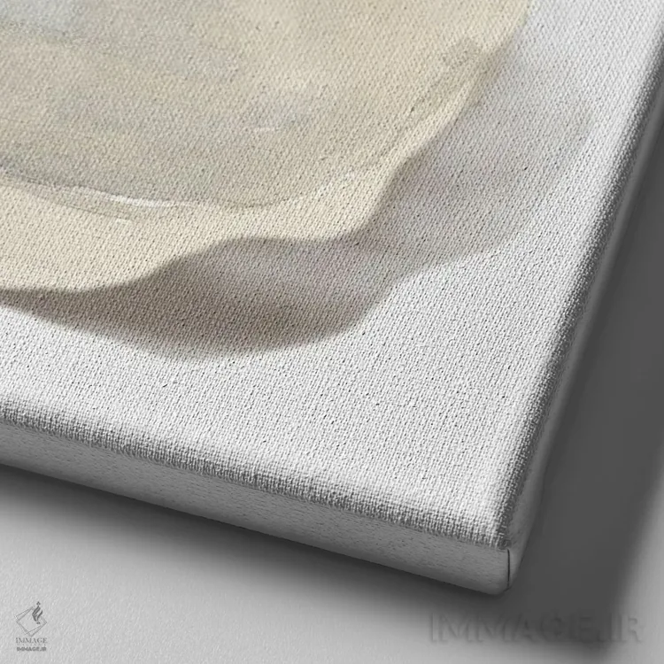 تابلو صدف مروارید اثر ایمی ویلسون - نمای نزدیک بافت بوم