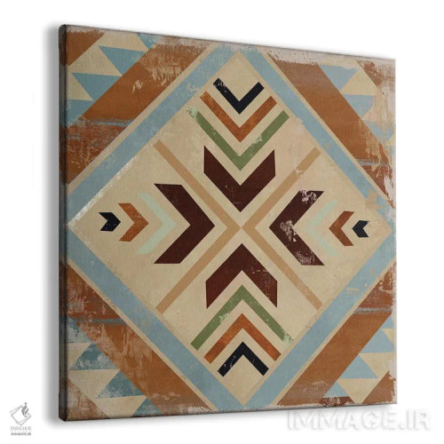 تابلو کاشی ناواهو II (بومیان آمریکا) اثر ایمی ویلسون - نمای پرسپکتیو محصول