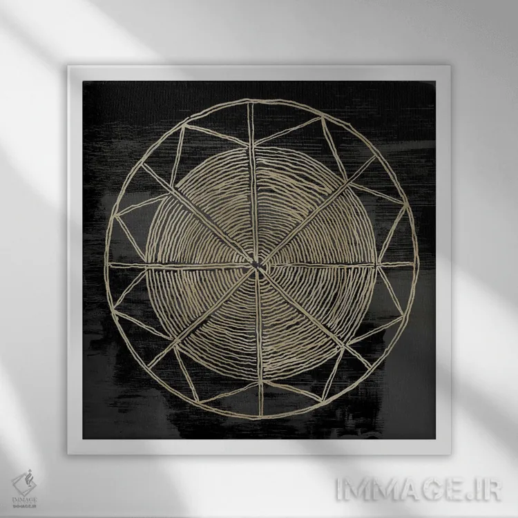 تابلو رویاهای بافتهشده I اثر ایمی ویلسون - نمای قابدار سفید