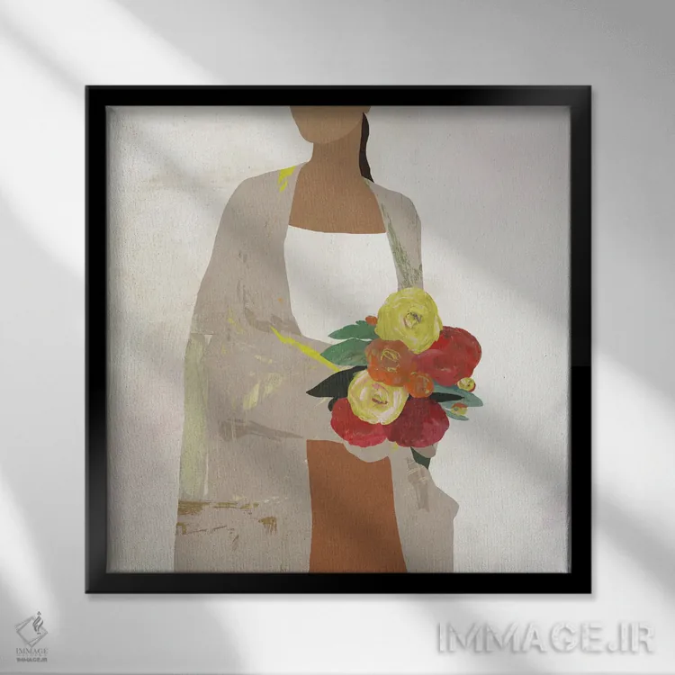 تابلو گلهایی برای تو II اثر ایمی ویلسون - نمای قابدار مشکی