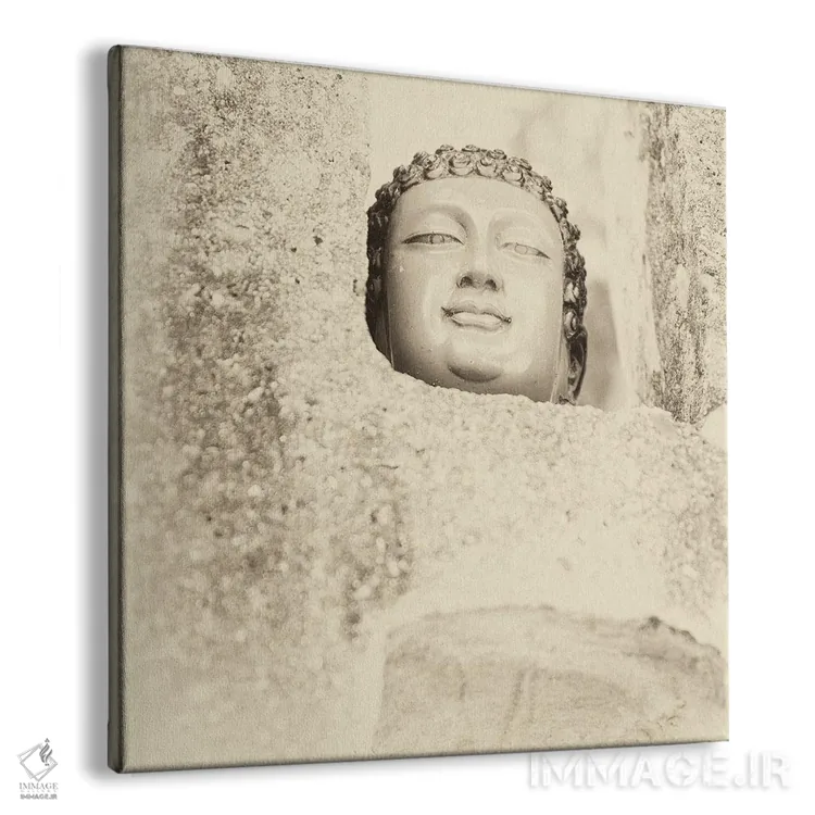 تابلو سر بودا اثر اندرو لِوِر - نمای پرسپکتیو محصول