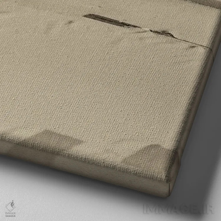 تابلو خیالبافی کنار استخر اثر اندرو لِوِر - نمای نزدیک بافت بوم