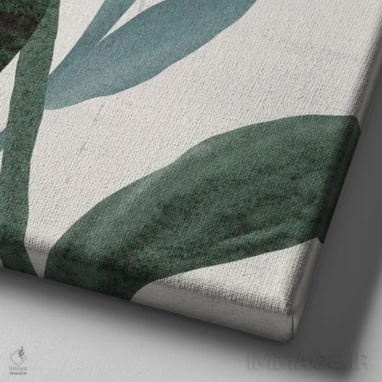 تابلو پیوستن آزالیا II اثر آنی وارن - نمای نزدیک بافت بوم