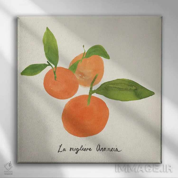 تابلو مرکبات تراتاره II اثر آنی وارن - نمای روبهرو روی دیوار