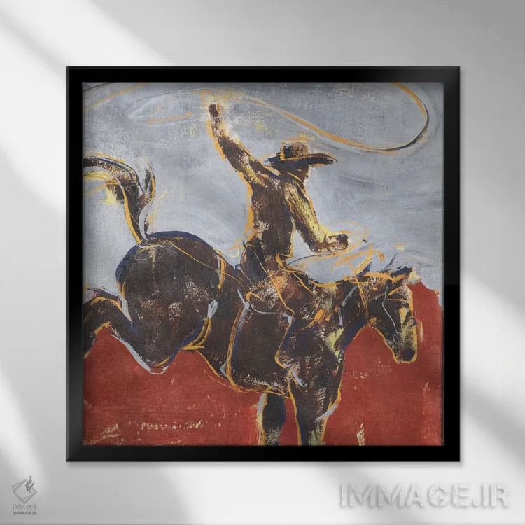 تابلو گردآوری صبحگاهی I اثر آنی وارن - نمای قابدار مشکی