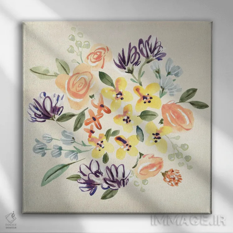 تابلو دور هم جمع شدن II اثر آنی وارن - نمای روبهرو روی دیوار