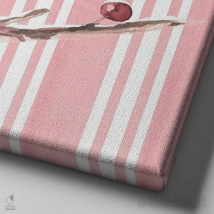 تابلو کارباورال زمستانی II (پرنده) اثر آنی وارن - نمای نزدیک بافت بوم