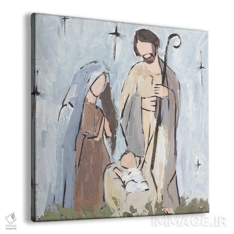 تابلو تولد ستارهای II اثر آنی وارن - نمای پرسپکتیو محصول