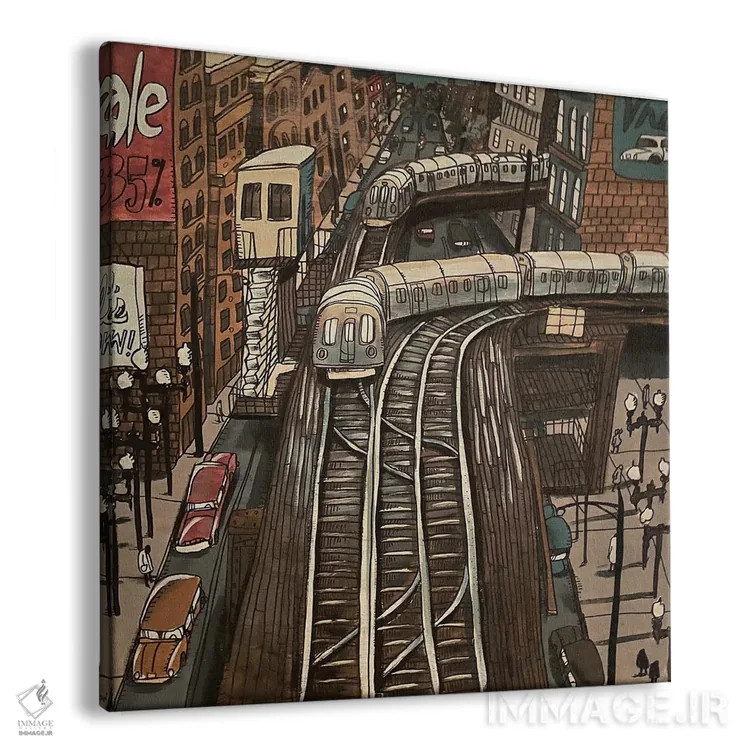 تابلو سر پیچ اثر آرون ووتن - نمای پرسپکتیو محصول