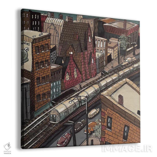 تابلو در جنوب شهر اثر آرون ووتن - نمای پرسپکتیو محصول