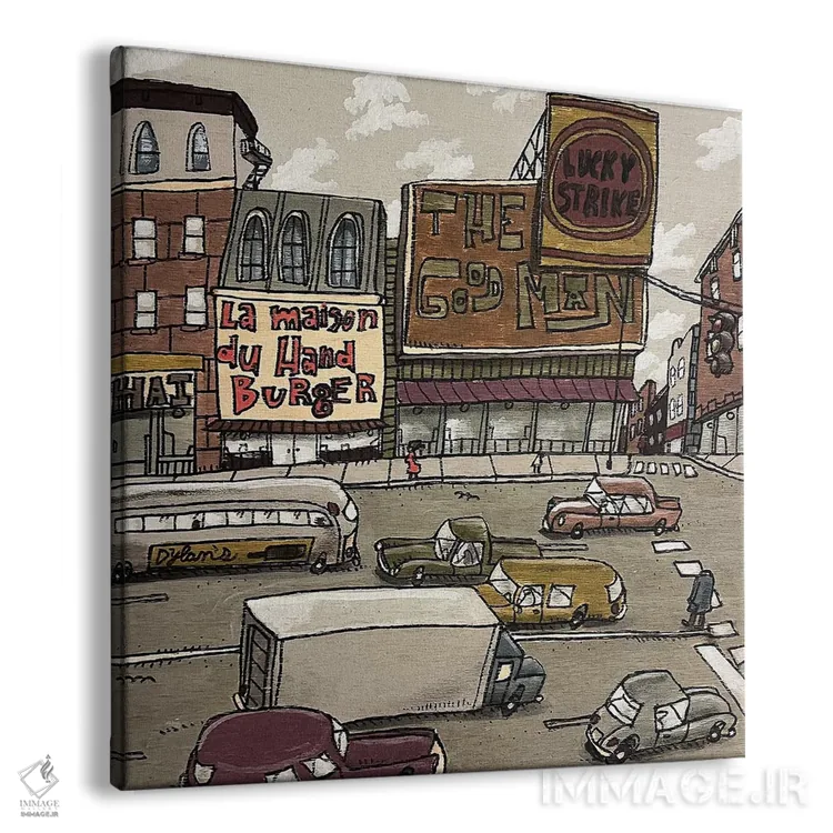 تابلو مرد خوب اثر آرون ووتن - نمای پرسپکتیو محصول