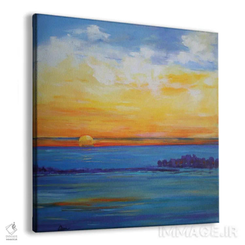 تابلو غروب روز استقلال اثر الکسی فاین - نمای پرسپکتیو محصول