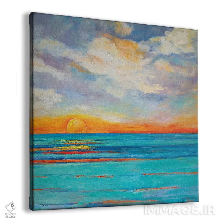 تابلو رویای ساحل زوما اثر الکسی فاین - نمای پرسپکتیو محصول