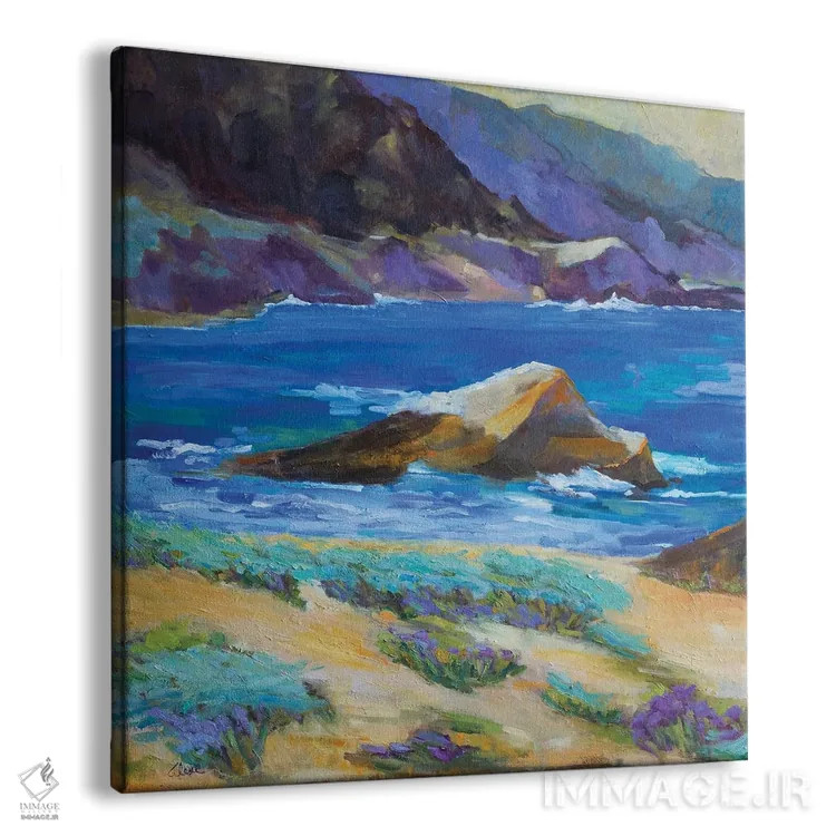 تابلو خلیج کارمل اثر الکسی فاین - نمای پرسپکتیو محصول