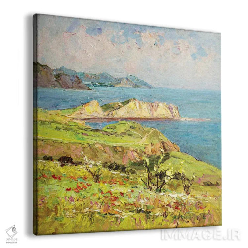 تابلو بهار در سیمریا (منطقهای در کریمه) اثر سرگئی الکساندروویچ پوزدیف - نمای پرسپکتیو محصول