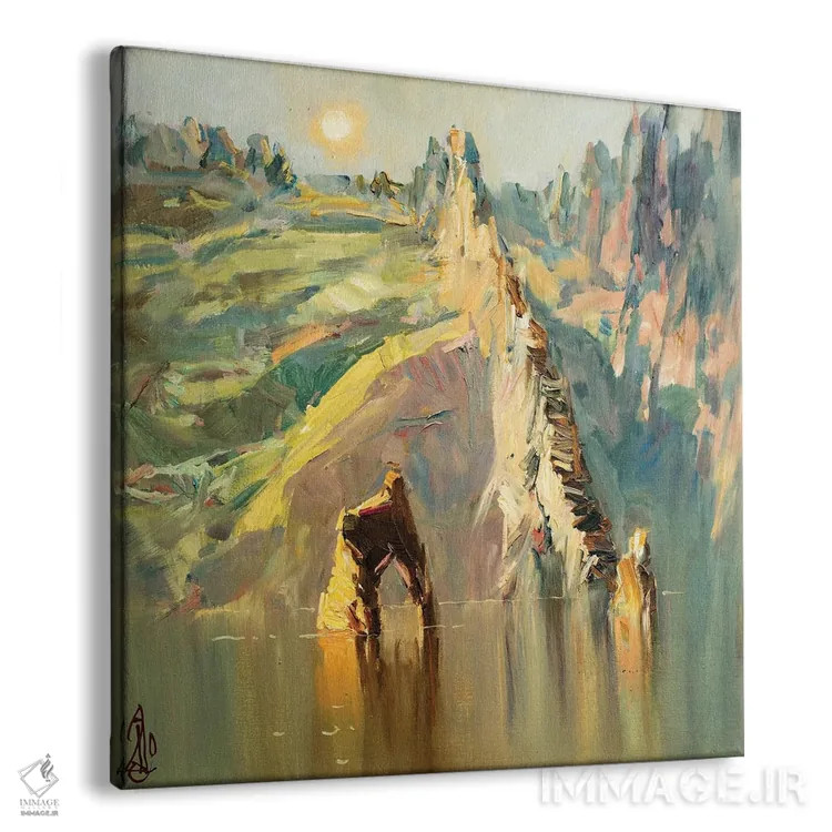 تابلو دروازههای طلایی اثر سرگئی الکساندروویچ پوزدیف - نمای پرسپکتیو محصول