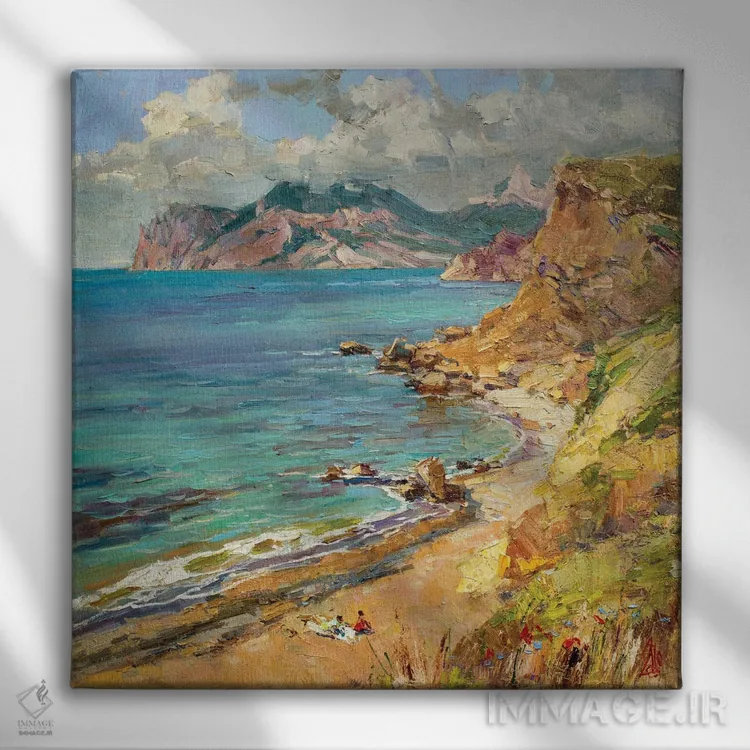 تابلو آغاز تابستان اثر سرگئی الکساندروویچ پوزدیف - نمای روبهرو روی دیوار