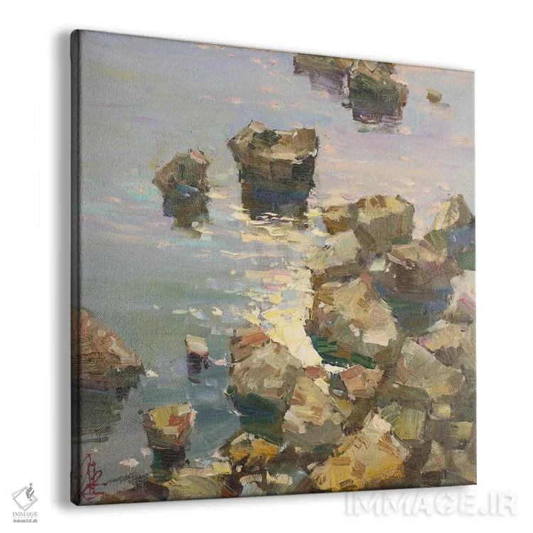 تابلو دریای آرام اثر سرگئی الکساندروویچ پوزدیف - نمای پرسپکتیو محصول