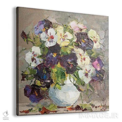 تابلو طبیعت بیجان گل بوسهام بده زود اثر سرگئی الکساندروویچ پوزدیف - نمای پرسپکتیو محصول