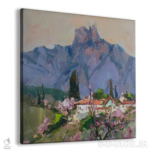 تابلو بهار در ارتفاعات اثر سرگئی الکساندروویچ پوزدیف - نمای پرسپکتیو محصول