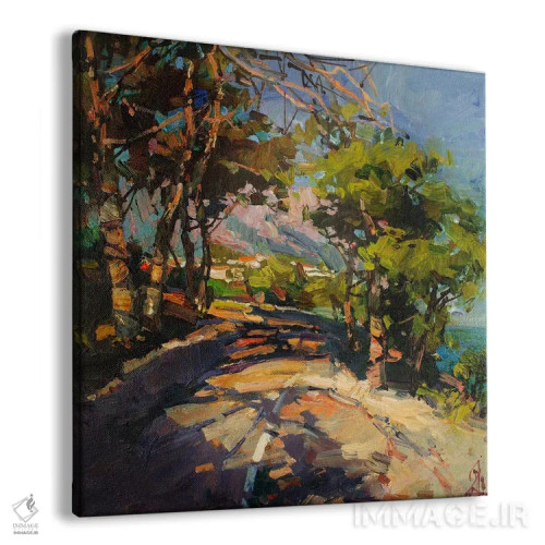 تابلو سطح نورخورده از آفتاب اثر سرگئی الکساندروویچ پوزدیف - نمای پرسپکتیو محصول