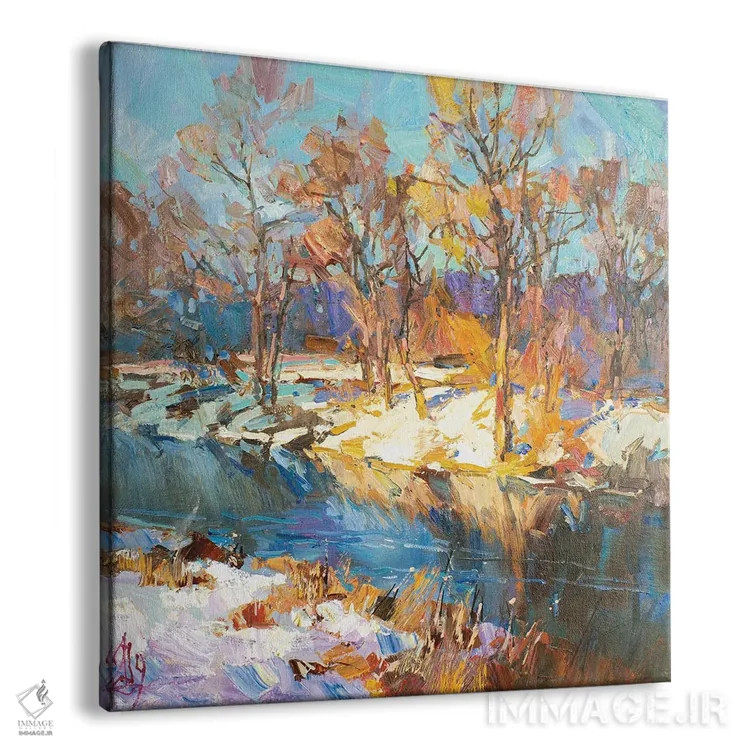 تابلو بهار در راه است اثر سرگئی الکساندروویچ پوزدیف - نمای پرسپکتیو محصول