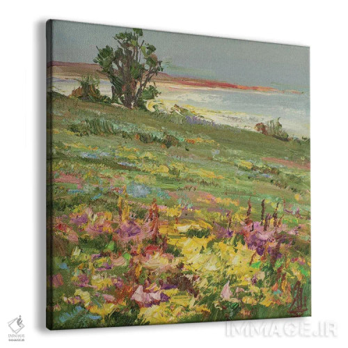 تابلو دشت بهاری اثر سرگئی الکساندروویچ پوزدیف - نمای پرسپکتیو محصول