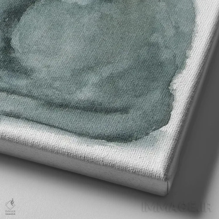 تابلو گربهٔ بریتانیایی و مسواکها اثر آلکسی دیمیتریویچ شمیروف - نمای نزدیک بافت بوم