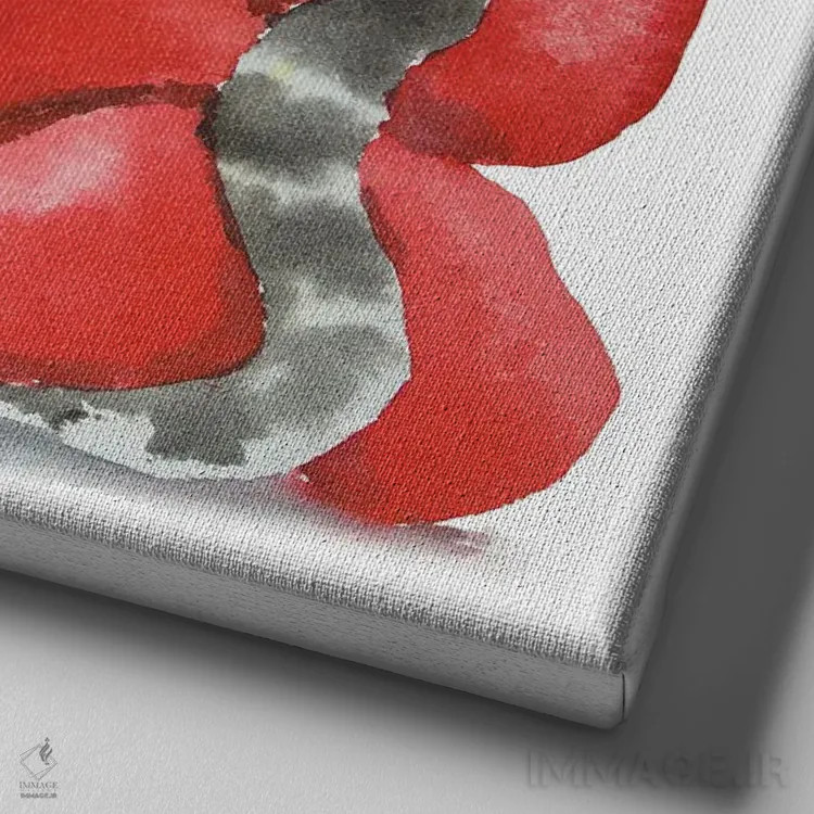 تابلو گربهٔ تیبی خاکستری بوکسور اثر آلکسی دیمیتریویچ شمیروف - نمای نزدیک بافت بوم