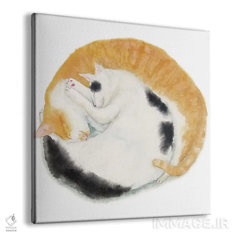 تابلو دو دوست خوابآلود اثر آلکسی دیمیتریویچ شمیروف - نمای پرسپکتیو محصول