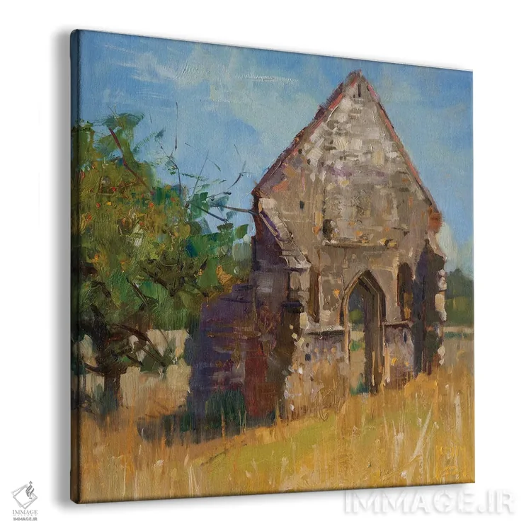تابلو صومعه ویران در برنهام نورتون (در فضای باز) اثر الکس کلی - نمای پرسپکتیو محصول