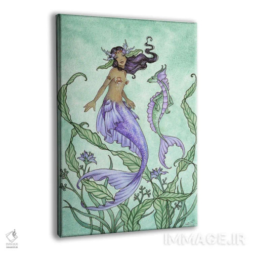 تابلو مارینا و اژدهای دریایی جسور اثر امی براون - نمای پرسپکتیو محصول