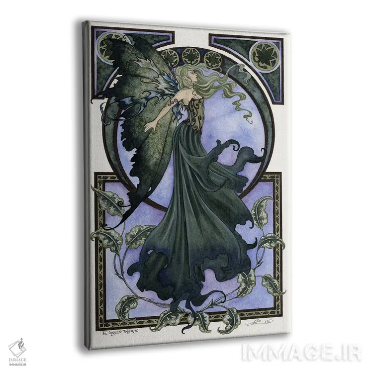 تابلو پری سبز اثر امی براون - نمای پرسپکتیو محصول