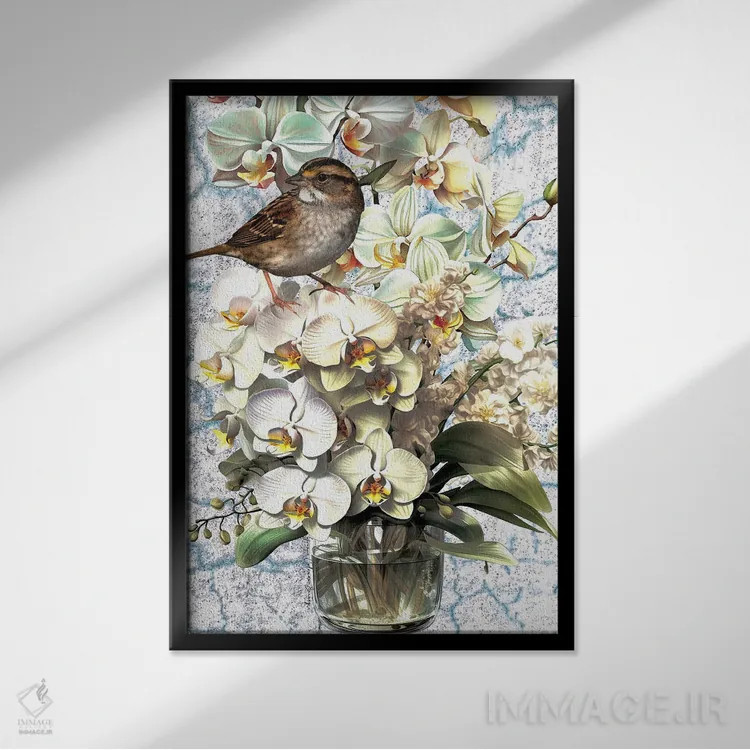 تابلو گنج کوچک اثر هنرِ چونی - نمای قابدار مشکی