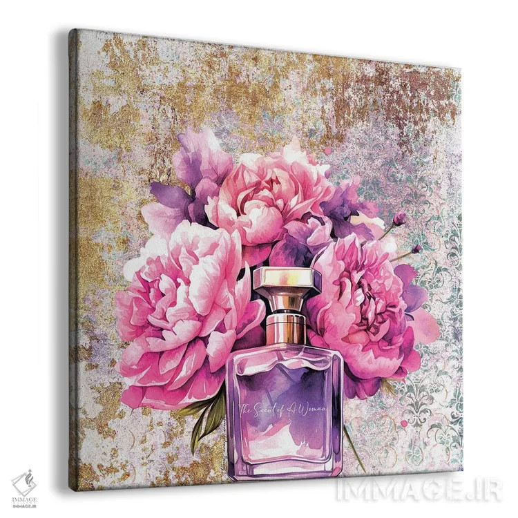 تابلو عطر یک زن اثر هنرِ چونی - نمای پرسپکتیو محصول