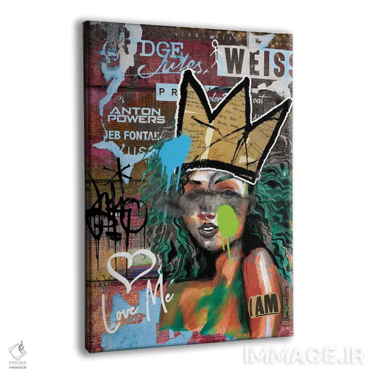 تابلو دوستم داشته باش اثر هنرِ چونی - نمای پرسپکتیو محصول