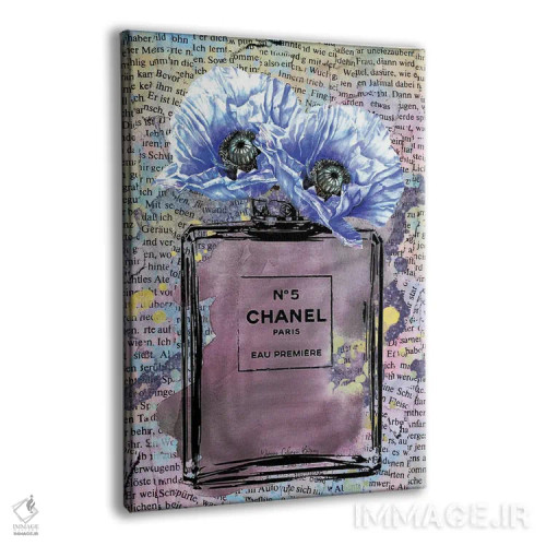 تابلو شنل بنفش اثر هنرِ چونی - نمای پرسپکتیو محصول