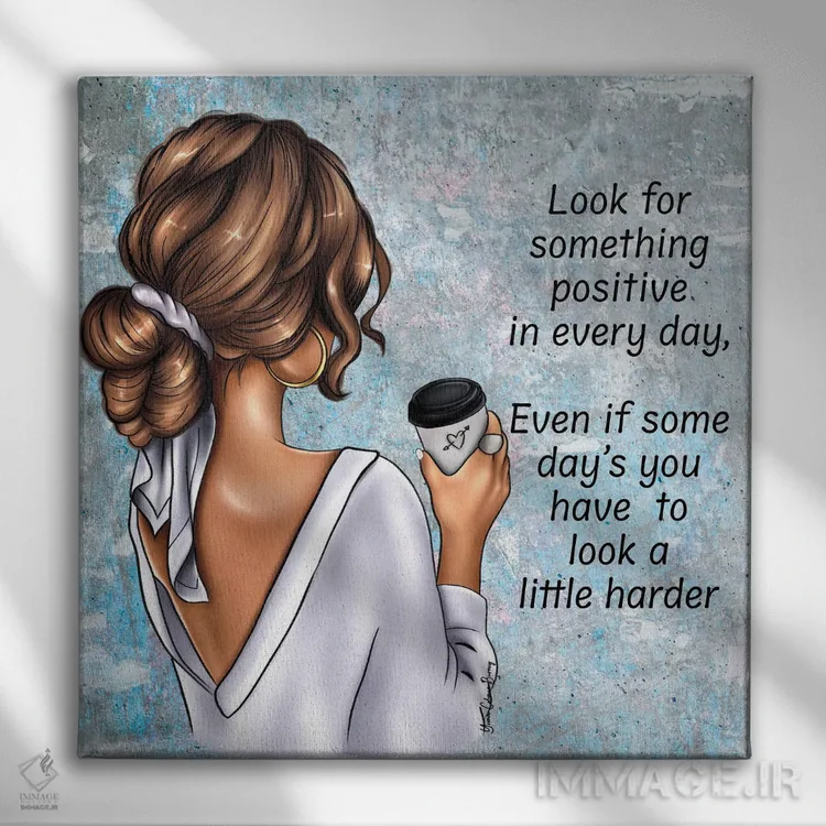 تابلو شروع روزمان اثر هنرِ چونی - نمای روبهرو روی دیوار