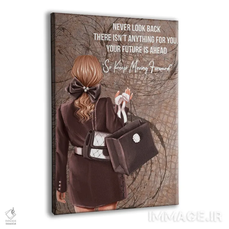 تابلو هرگز به عقب نگاه نکن اثر هنرِ چونی - نمای پرسپکتیو محصول