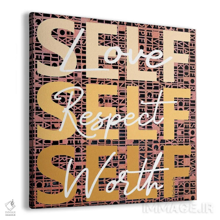 تابلو خوددوستی اثر هنرِ چونی - نمای پرسپکتیو محصول