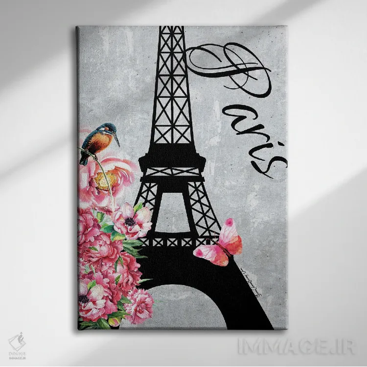 تابلو پاریس (فرانسه) اثر هنرِ چونی - نمای روبهرو روی دیوار