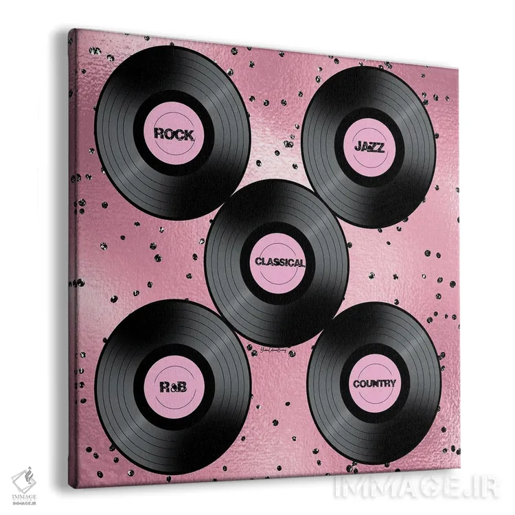 تابلو من عاشق موسیقی هستم اثر هنرِ چونی - نمای پرسپکتیو محصول