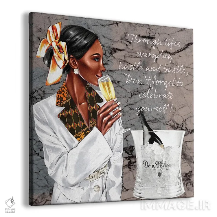 تابلو خودت را جشن بگیر اثر هنرِ چونی - نمای پرسپکتیو محصول