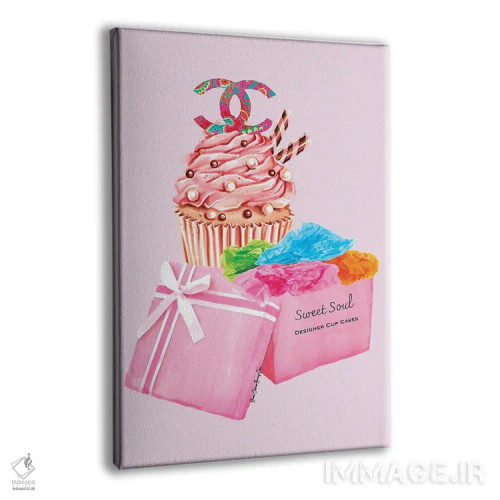 تابلو کاپکیکهای روح شیرین شنل اثر هنرِ چونی - نمای پرسپکتیو محصول