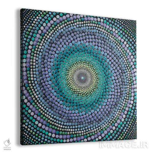 تابلو عشق و هوس در زمان کرونا اثر امی داینر - نمای پرسپکتیو محصول