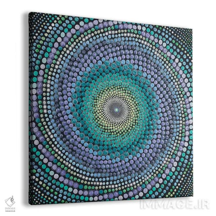 تابلو عشق و هوس در زمان کرونا اثر امی داینر - نمای پرسپکتیو محصول