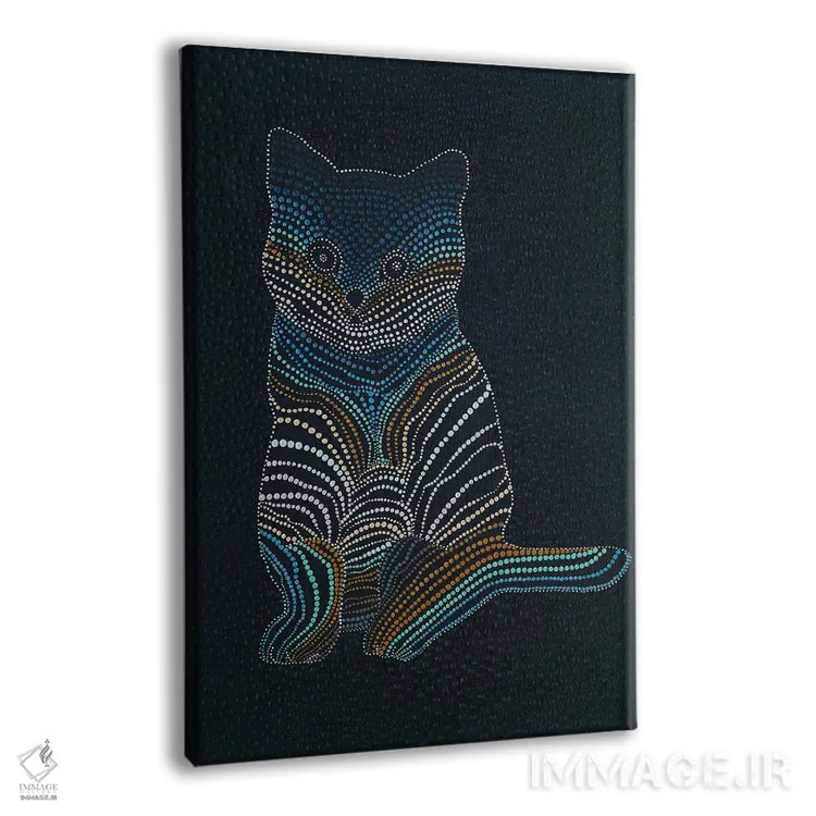 تابلو میو، میو (صدای گربه) اثر امی داینر - نمای پرسپکتیو محصول